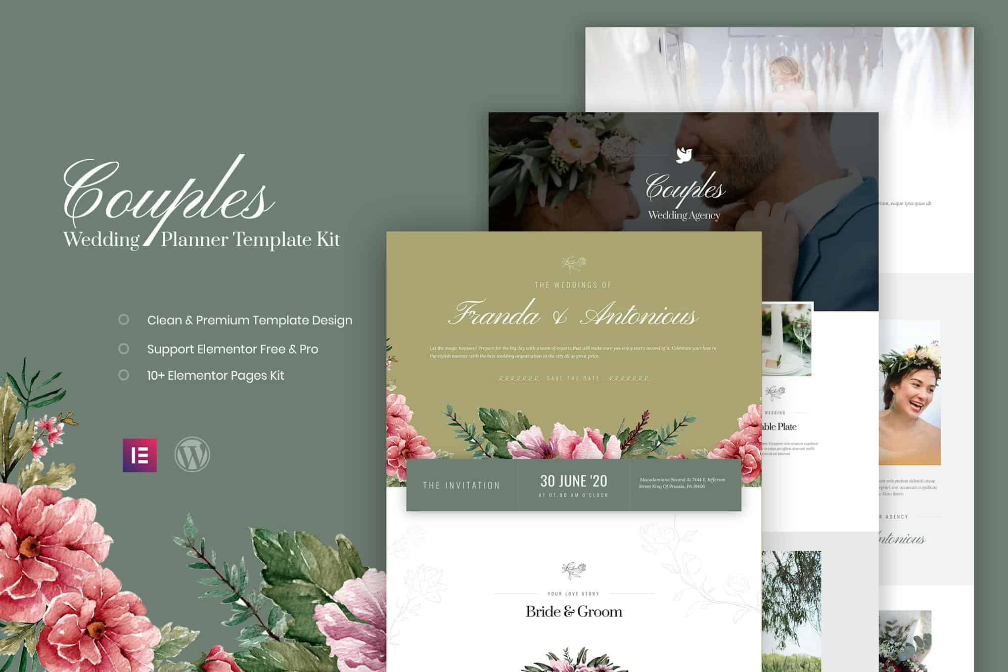 Couples - Wedding Planner Template Kit