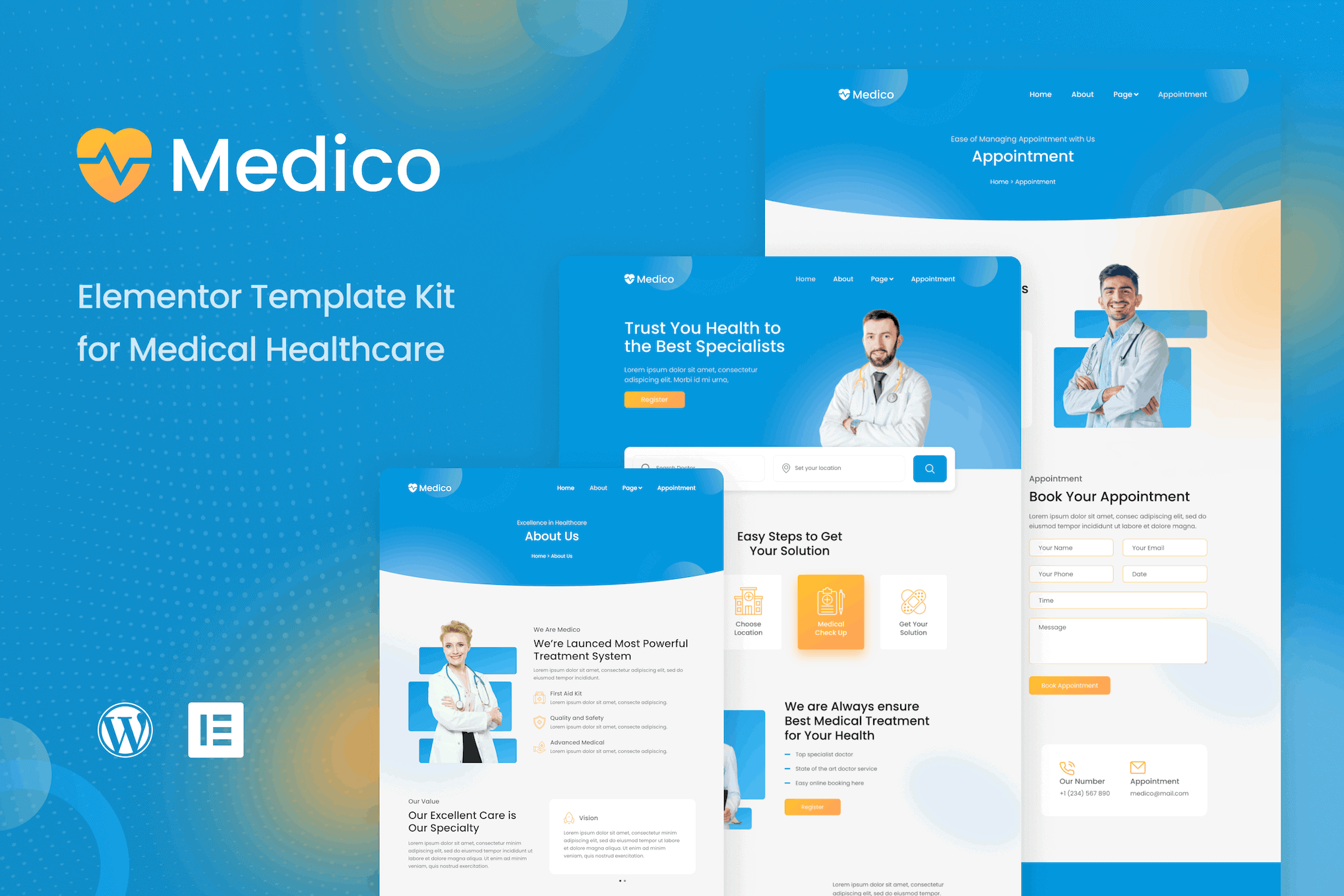 Medico - Medical & Healthcare Elementor Template Kit
