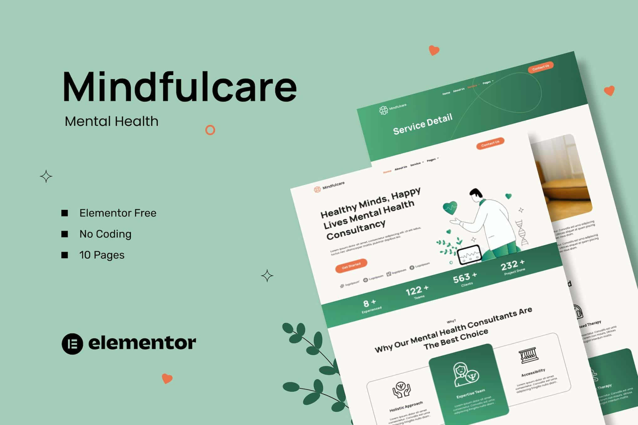 Mindfulcare - Mental Health Consultant Template Kits