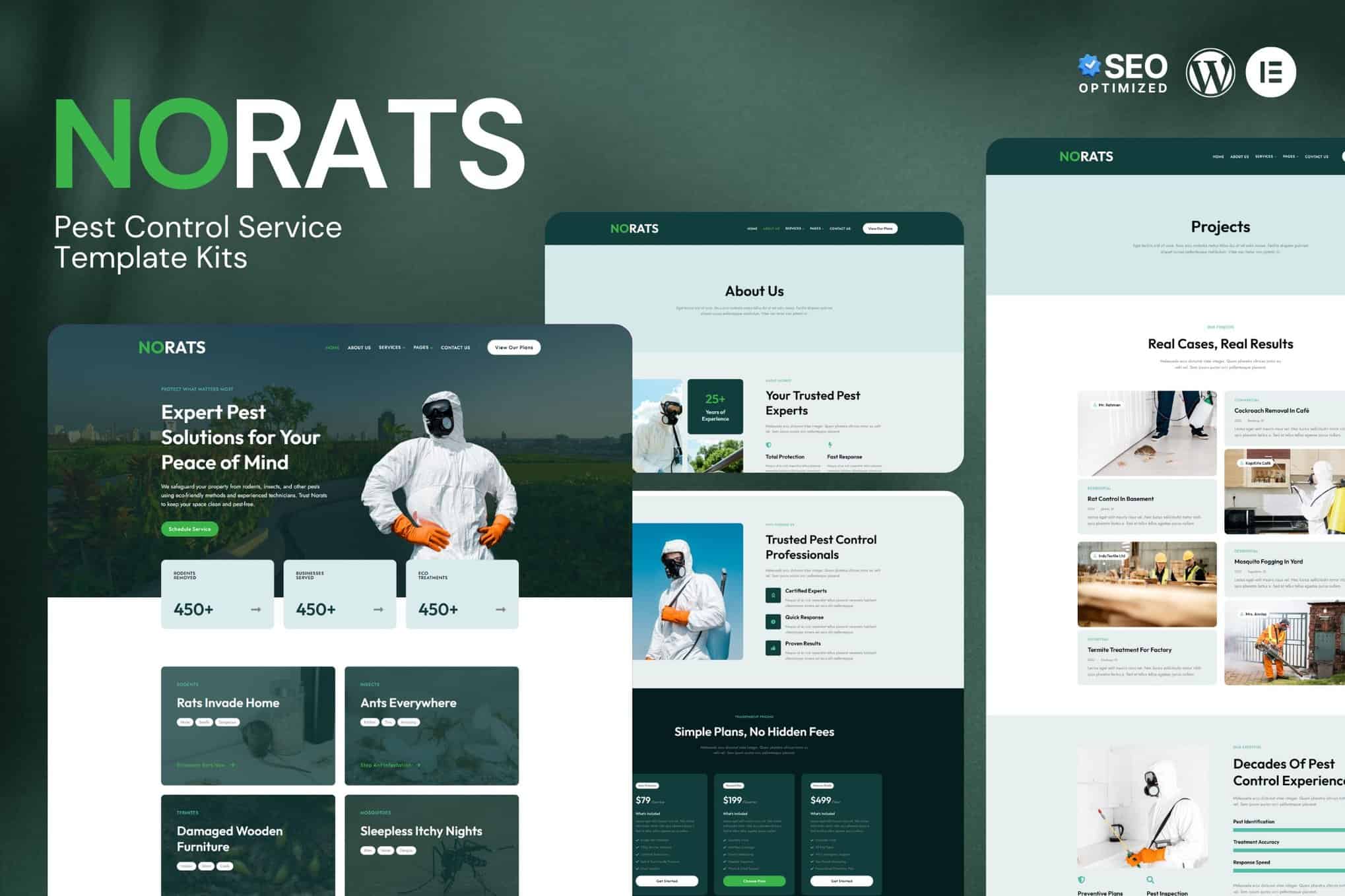 Norats – Pest Control Service Elementor Kits