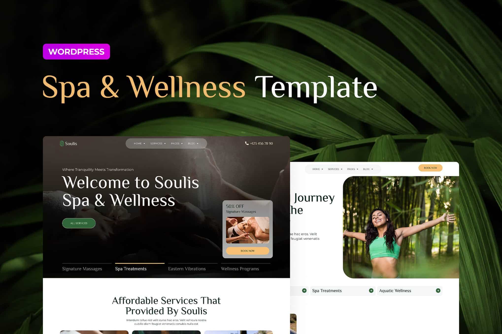 Soulis – Spa Elementor Pro Template Kit
