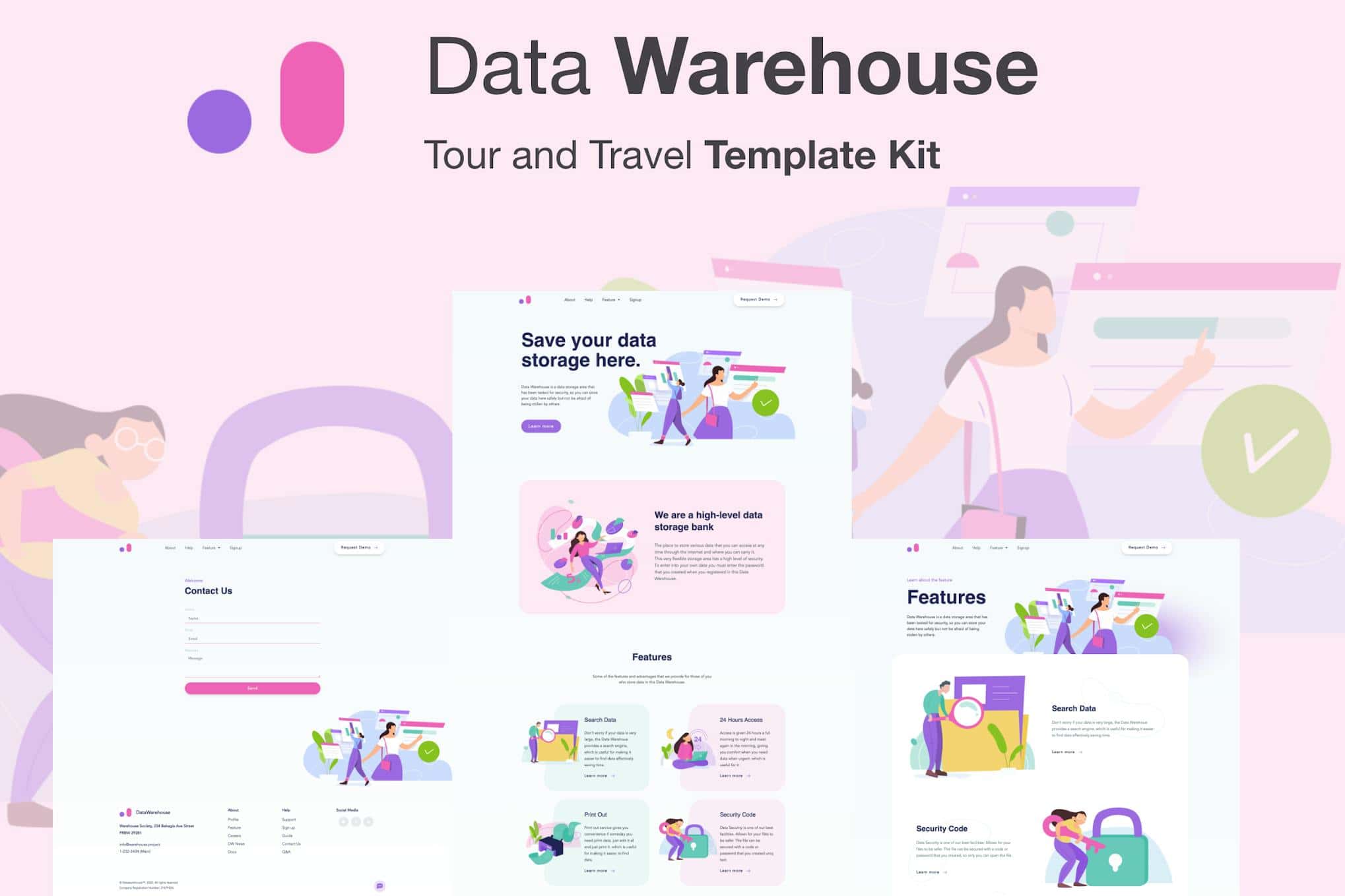 Stroranger - Data Warehouse Elementor Template Kit