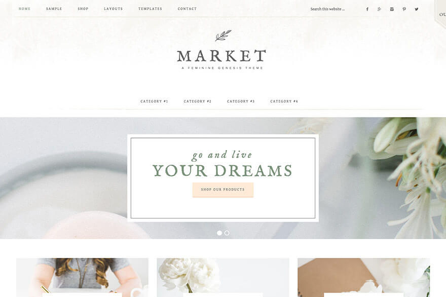 Market Pro Theme by Studiopress + Genesis Framework