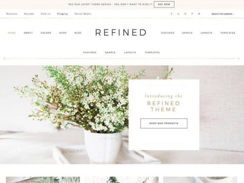 Refined Pro Theme by Studiopress + Genesis Framework