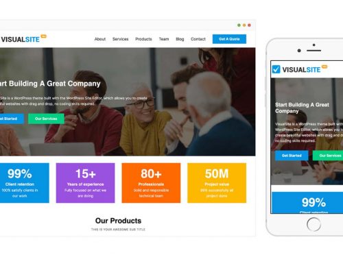 VisualSite Pro WordPress Theme by WPenjoy