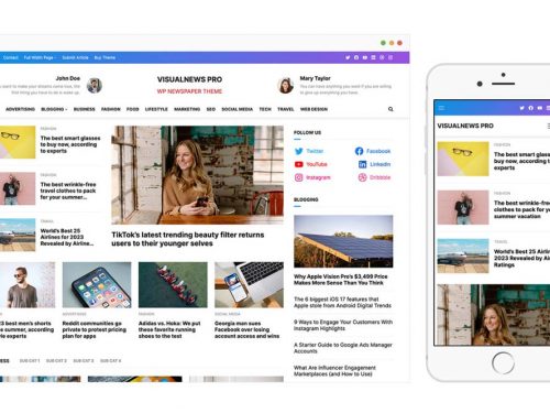 VisualNews Pro WordPress Theme by WPenjoy