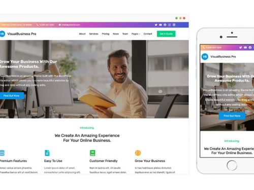 VisualBusiness Pro WordPress Theme by WPenjoy