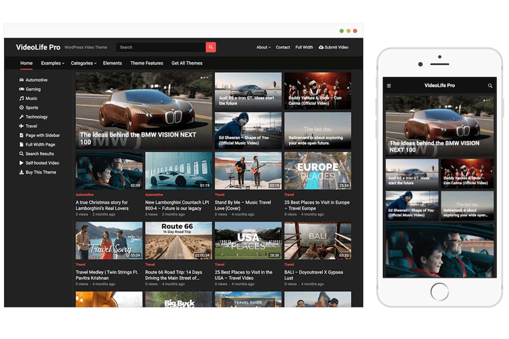 VideoLife Pro WordPress Theme by WPenjoy