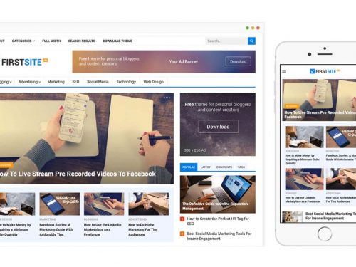 FirstSite Pro WordPress Theme by WPenjoy