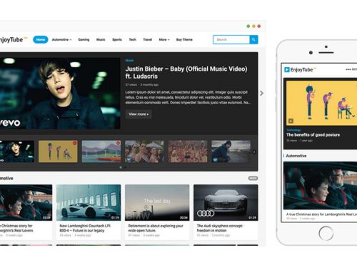 EnjoyTube Pro WordPress Theme by WPenjoy