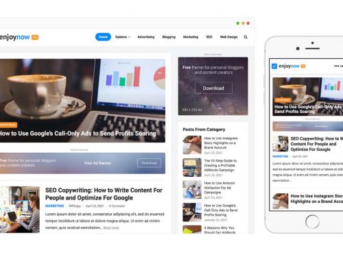 EnjoyNow Pro WordPress Theme by WPenjoy