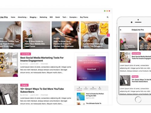 EnjoyLine Pro WordPress Theme by WPenjoy