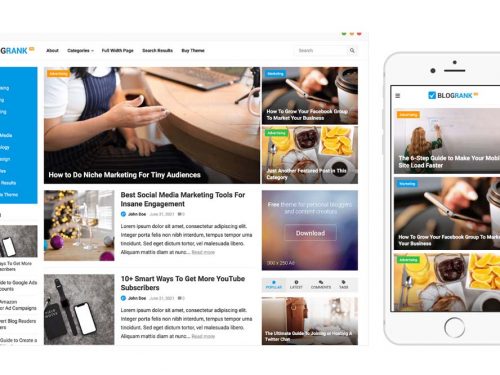 BlogRank Pro WordPress Theme by WPenjoy