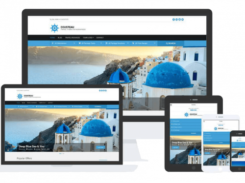 Cousteau Theme by Css Igniter Themes