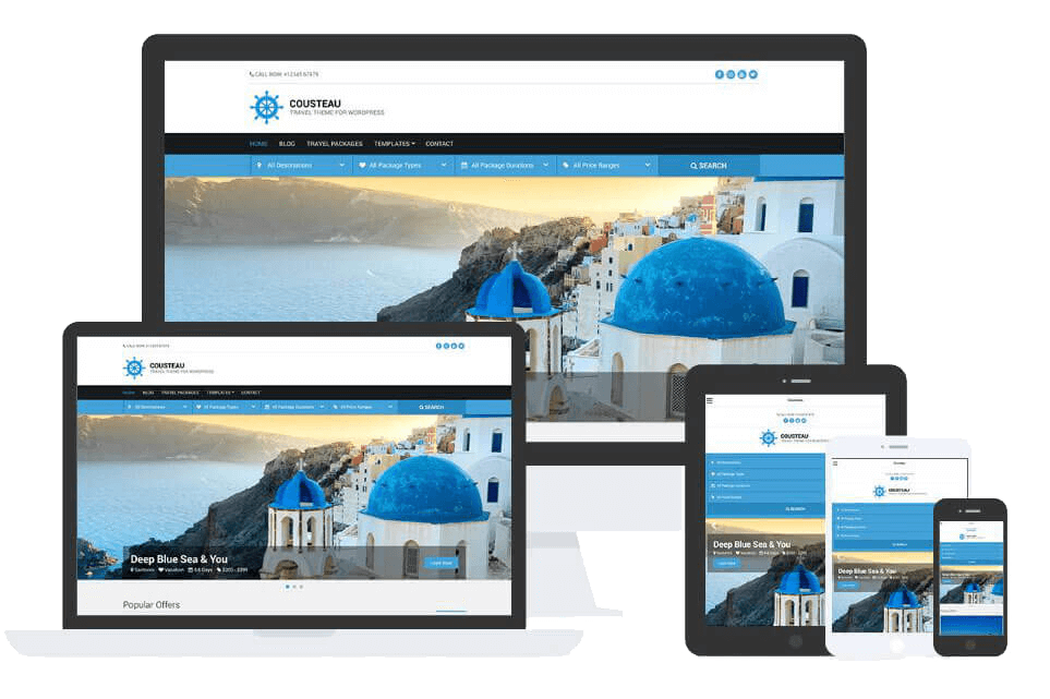 Cousteau Theme by Css Igniter Themes
