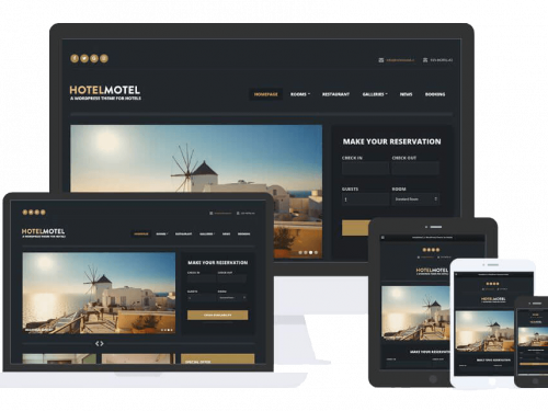 HotelMotel Theme by Css Igniter Themes