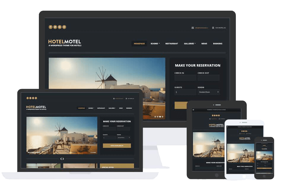 HotelMotel Theme by Css Igniter Themes