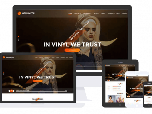 Oscillator Theme by Css Igniter Themes