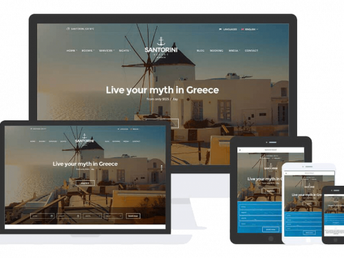 Santorini Resort Theme by Css Igniter Themes
