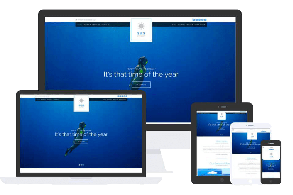 Sun Resort Theme by Css Igniter Themes