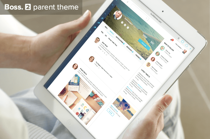 BuddyBoss Boss Theme + Child Theme