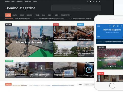 Domino Magazine Wordpress Theme by WPZOOM