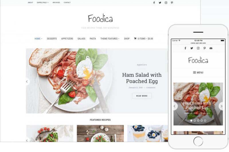 Foodica Wordpress Theme by WPZOOM
