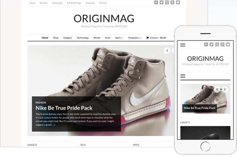 OriginMag Wordpress Theme by WPZOOM