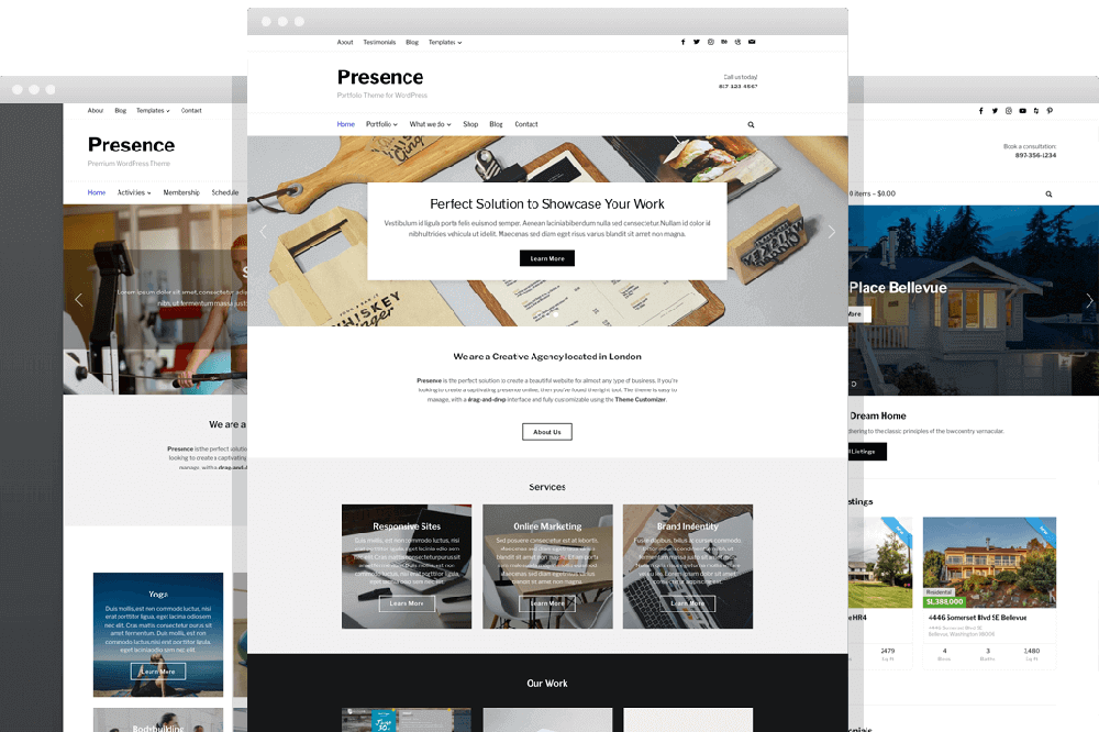 Presence Wordpress Theme by WPZOOM