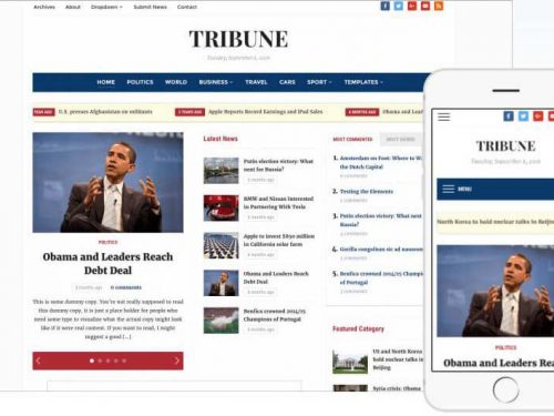 Tribune Wordpress Theme by WPZOOM