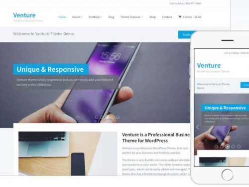 Venture Wordpress Theme by WPZOOM