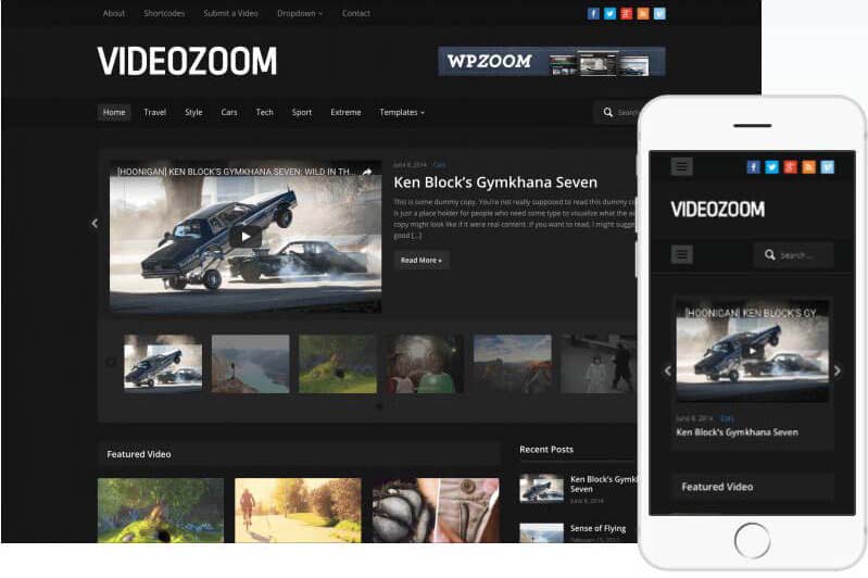 Videozoom Wordpress Theme by WPZOOM