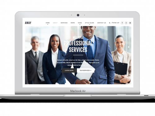 AWAY Wordpress Theme by ZigZagPress