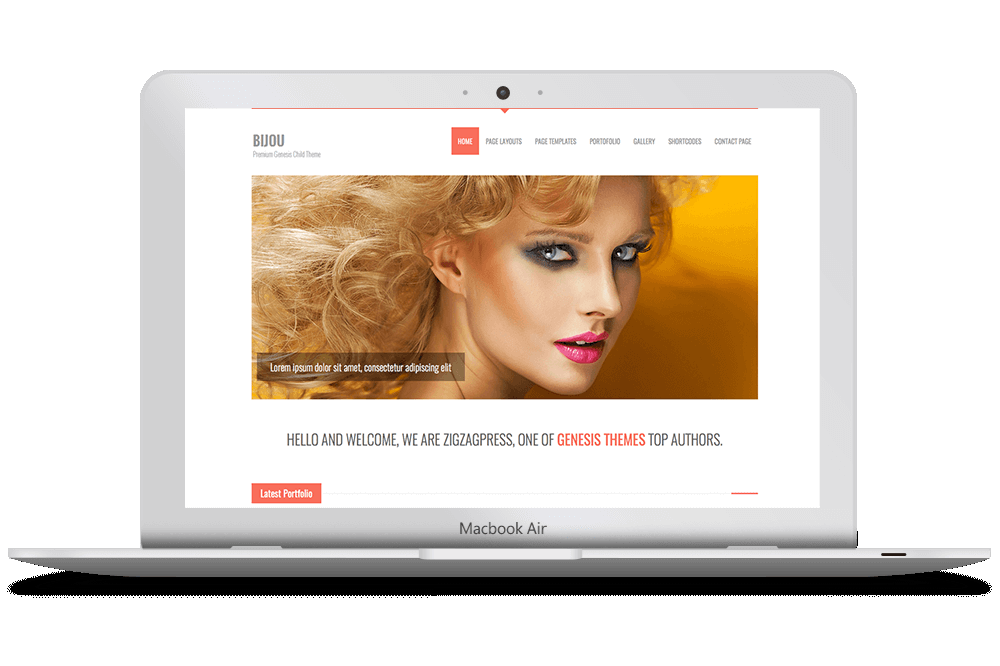 BIJOU Wordpress Theme by ZigZagPress