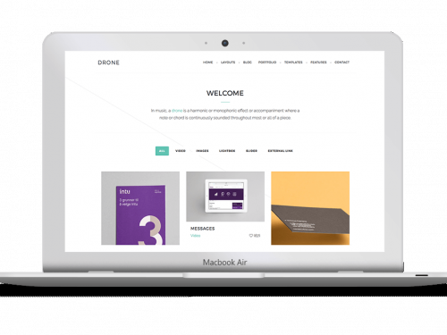 DRONE Wordpress Theme by ZigZagPress