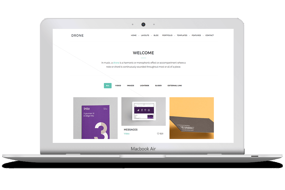 DRONE Wordpress Theme by ZigZagPress