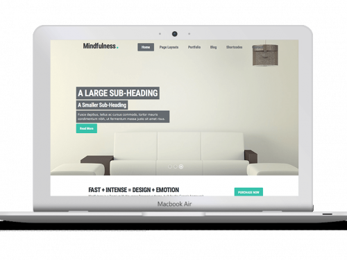 MINDFULNESS Wordpress Theme by ZigZagPress