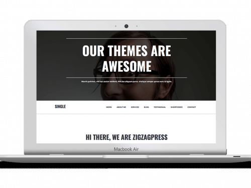 SINGLE Wordpress Theme by ZigZagPress