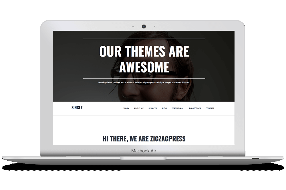 SINGLE Wordpress Theme by ZigZagPress