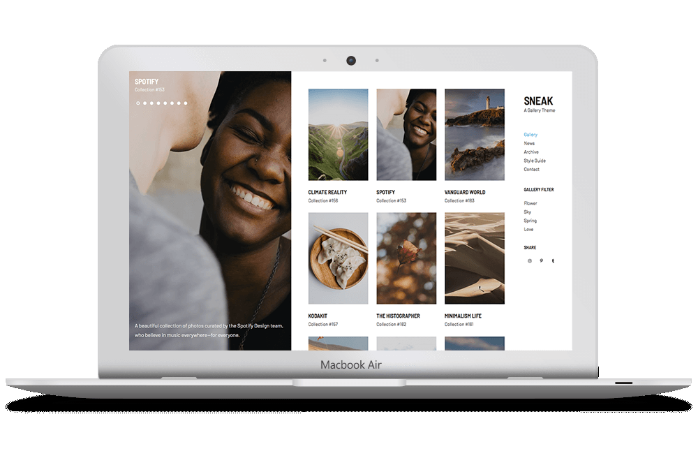 SNEAK Wordpress Theme by ZigZagPress