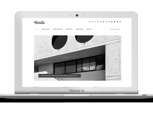 VANILLA Wordpress Theme by ZigZagPress