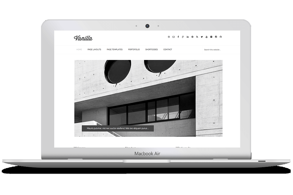 VANILLA Wordpress Theme by ZigZagPress