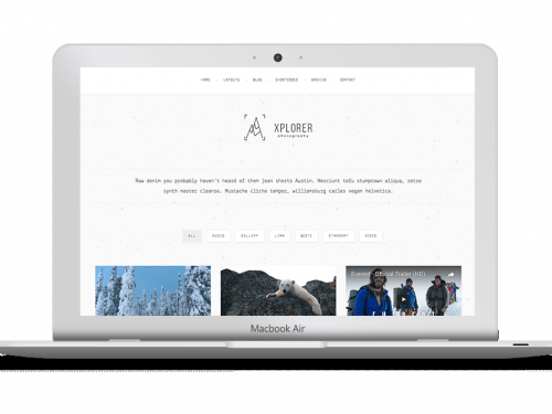 XPLORER Wordpress Theme by ZigZagPress