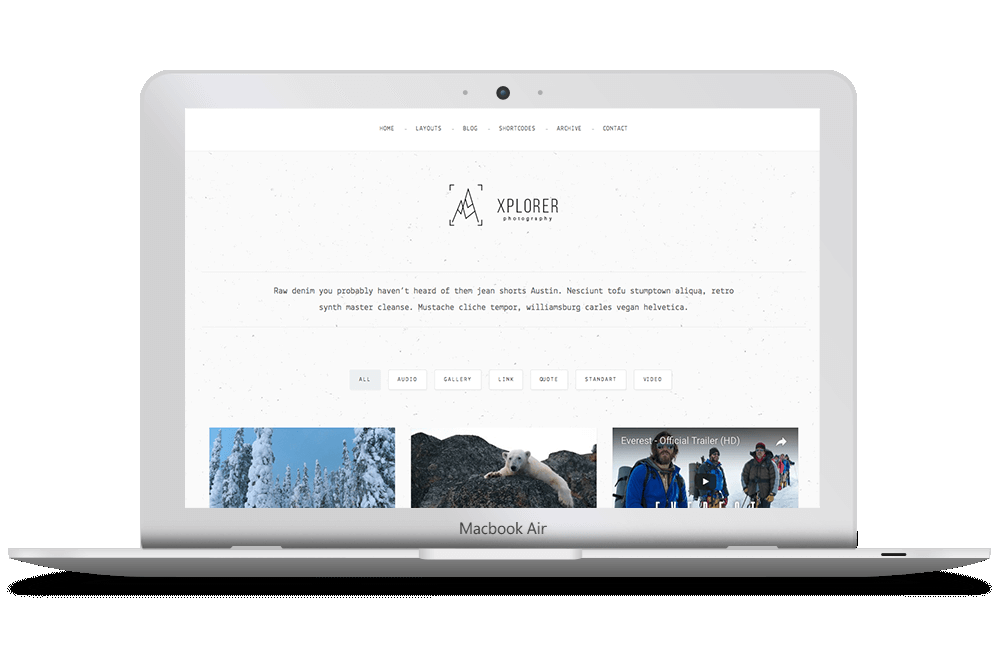 XPLORER Wordpress Theme by ZigZagPress