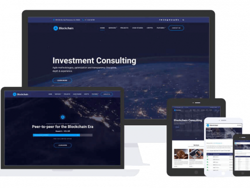 Blockchain Theme by Css Igniter Themes