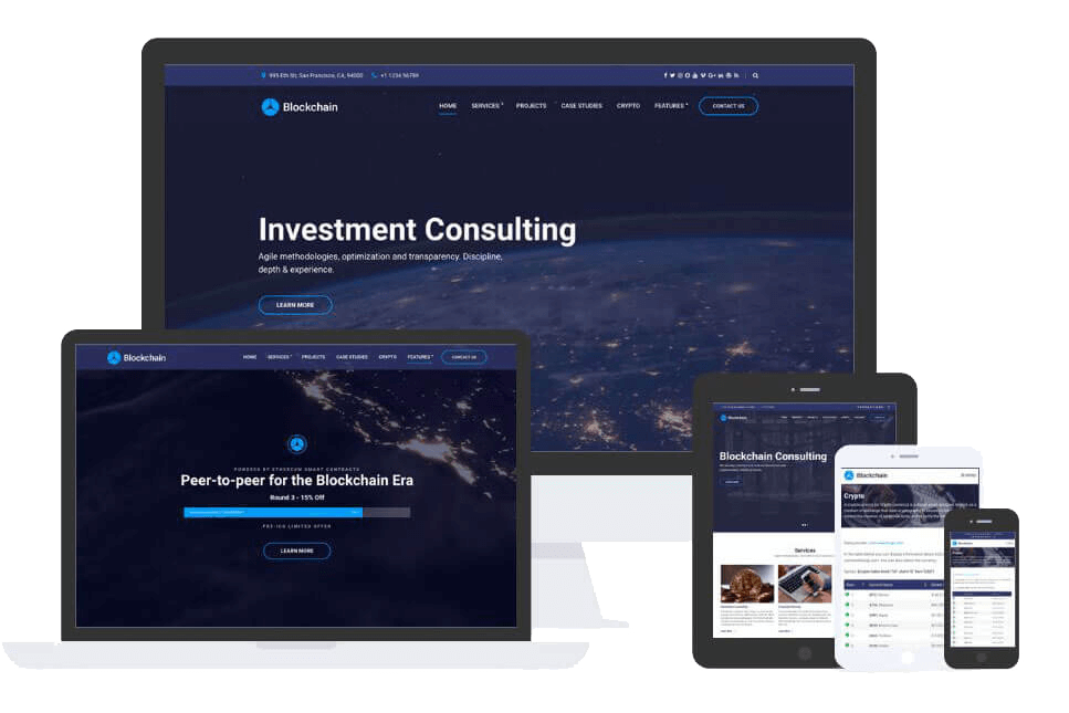 Blockchain Theme by Css Igniter Themes