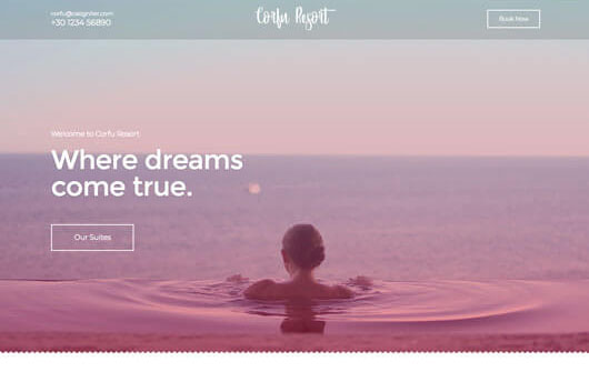 Elementorism Corfu Landing Page Template