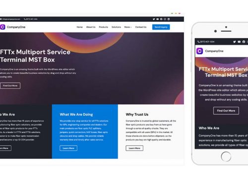 CompanyOne WordPress Theme by WPenjoy