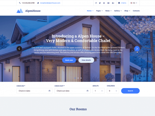 AlpenHouse Theme by MotoPress