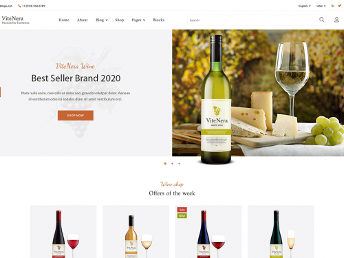 Vite Nera Theme by MotoPress